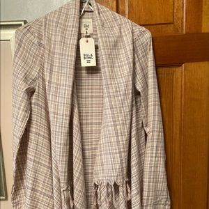 Billabong Women’s Flannel Wrap Size Small